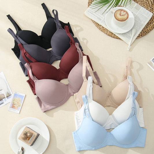 Full-Coverage Wireless Lounge Bra