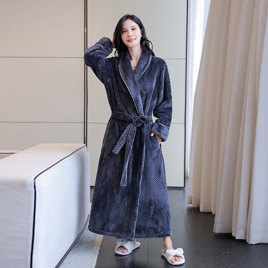 Satin-Look Lounge Robe