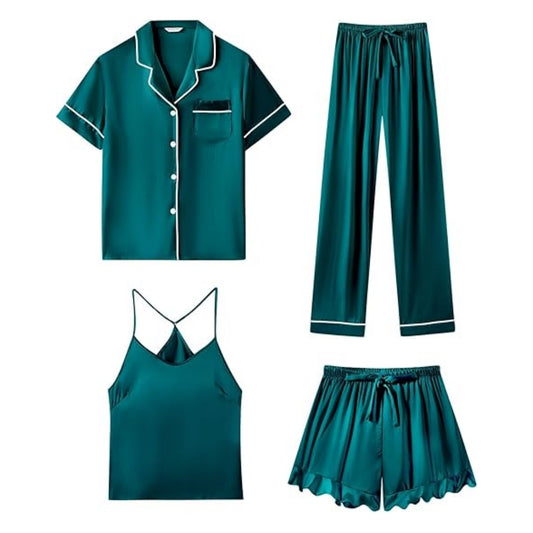 Wide-Leg Lounge Pajama Set